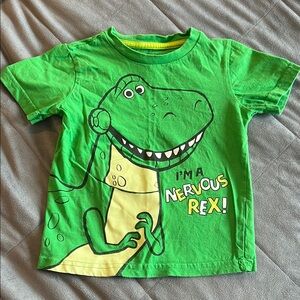 Disney T-Rex Neon Green Short Sleeve Tee